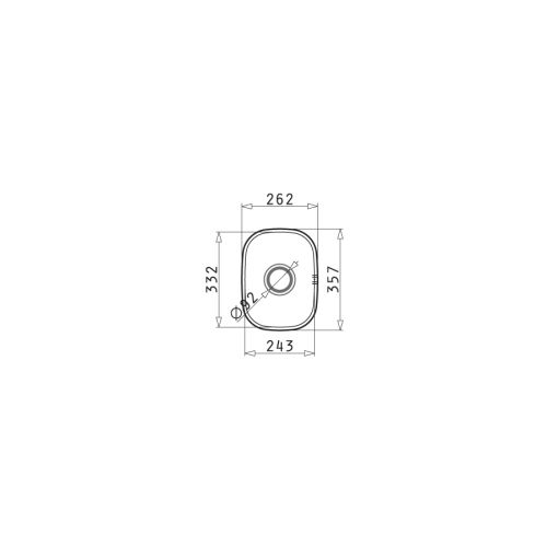 ΝΕΡΟΧΥΤΗΣ ΥΠΟΚΑΘΗΜΕΝΗ ΓΟΥΡΝΑ PYRAMIS Iris (24x33) 1B Inox Λείο 26,2x35,7 cm